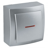 Nilson THEMIS выкл. ОУ 1 кл. серебро (инд.) 26131002