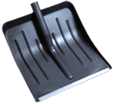 "Лопата №3" с алюминиевой планкой "№3" 410х400мм без черенка