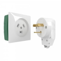 Werkel РШ/ВШ Розетка штепс. с вилкой для электроплиты 2P+N 32А 250В (белый) W1189201 a053500