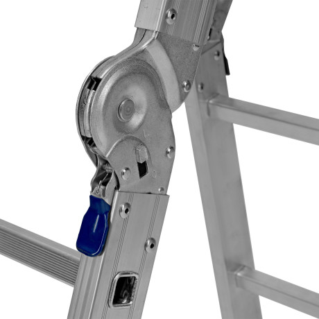 Лестница шарнирная алюминиевая, 4 х 2 ступени, Сибртех