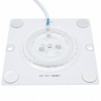 APEYRON модуль св/д с драйвером 12W(960lm) 6500К 6K 80x80 линз.рассеив. на магнитах IP20 2835 02-20