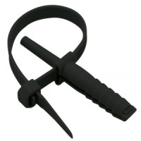 EKF PROxima хомут дюбельный черный (7х150) (50шт.) (цена за 1уп)