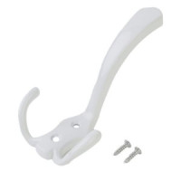 Крючок-вешалка мебельн 3-рожк СТАНДАРТ 306А WW мат.белый Инд. уп. на подвесе(320,40)