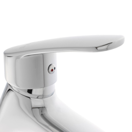 RAIN Смеситель для раковины Фианит, картридж 35мм, латунь, хром