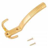 Крючок-вешалка мебельн 3-рожк StahlBuro 212A GP золото В138*Ш68*Г62 ЕВРОПАКЕТ(200,50)