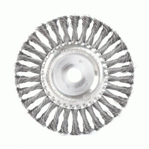 PATRIOT Щетка EDGE byкруглая 125ммХ22,23мм витая проволока, 813010011