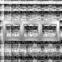Smartbuy Венера Рамка 3-местная горизонтальная серебро  (SBE-01s-00-FR-3)