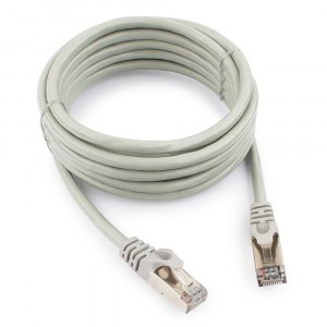 Cablexpert патч-корд FTP cat6, 3м, литой, многожильный (серый)