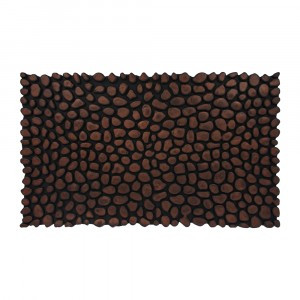 Коврик придверный 45*75 см, медь, "Камушки"  VORTEX