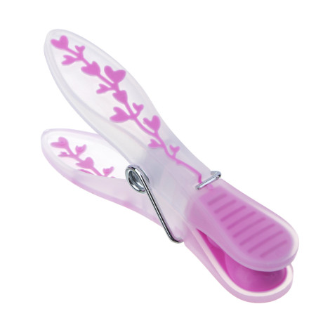 Набор прищепок тм VETTA Цветы, пластик, 2 цвета, 12шт