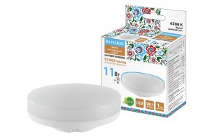 TDM GX53 11W(880lm) 6500K 6K GX53-11Вт-230В-6500К-Э 75x26 Народная (10!) SQ0340-1553