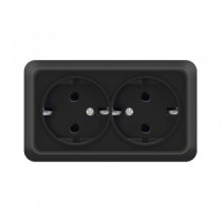 UNIVersal Олимп роз. ОУ 2 мест. (земля) черный (керам.осн.) 2216