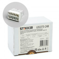 STEKKER клемма СМК 8x(0,5-2,5мм2) 450V 24A с пастой LD2273-248 39945