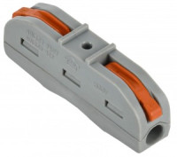 IEK клемма проходная с рычагом СМК 222-4111 1х(0,08-4мм2) 32А (уп.50шт, цена за шт) UKZ20-4111-050