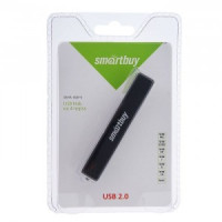 USB-Хаб Smartbuy 4 порта черный (SBHA-408-K)