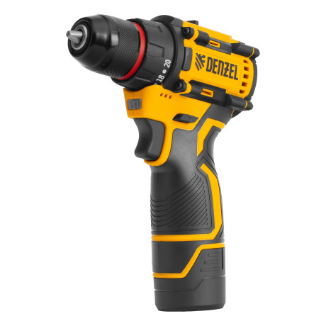 Дрель-шуруповерт аккумуляторная бесщет. CDH-BL-12, Li-Ion, 12 В Denzel