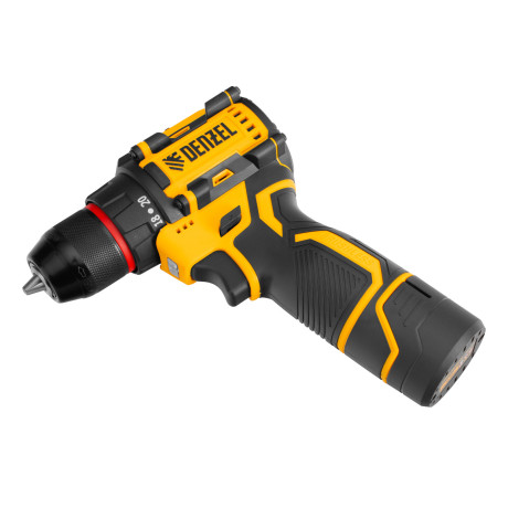 Дрель-шуруповерт аккумуляторная бесщет. CDH-BL-12, Li-Ion, 12 В Denzel