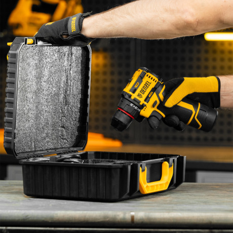 Дрель-шуруповерт аккумуляторная бесщет. CDH-BL-12, Li-Ion, 12 В Denzel