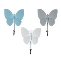 VETTA Держатель-крючок &quot;Бабочка&quot; для полотенец на присоске, ПВХ, 8x10,5см