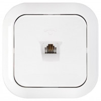 Bylectrica Гармония роз. СУ телеф. белый (корп. ABS) ТР4-020