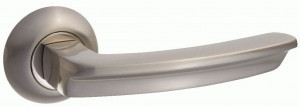 Ручка дверная компл.круг.основ. PUERTO Минестроне никель матовый INAL 550-08 SN