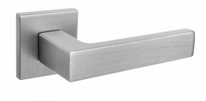 Ручка дверная компл.квадрат.основ. РЕНЦ Корсико супер сатин хром INDH 323-03 slim SSC