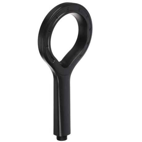 Лейка для душа, 1 режим, 120мм, черный