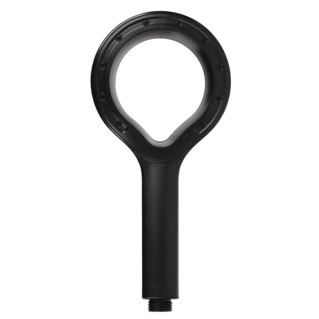 Лейка для душа, 1 режим, 120мм, черный