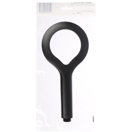 Лейка для душа, 1 режим, 120мм, черный