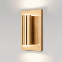 Eurosvet св-к настенный GU10 2x7 Вт 130х130х220 металл латунь Adamson 70142/2 a060667