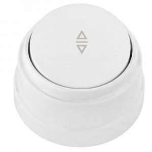 Bylectrica РЕТРО выкл. ОУ 1 кл. перекрестный (корп. ABS-пластик) (10А) белый (А6/2 10-2262)