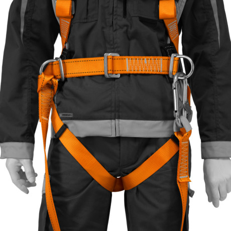 Удерживающая привязь УП IIЖ,с наплечными и набедренными лямками,А-строп из синтетической ленты Сибртех