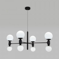 EUROSVET люстра 8x20W E27 G9 1000x760x1300 30182/8 черный Умный дом Bubble a063212