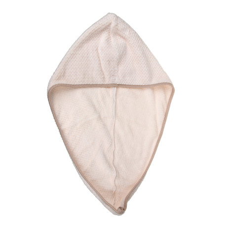 PROVANCE Полотенце-чалма для волос фактурная, 59х23см, корал-флис