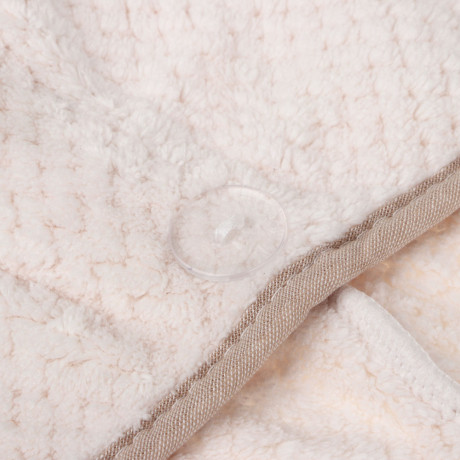 PROVANCE Полотенце-чалма для волос фактурная, 59х23см, корал-флис