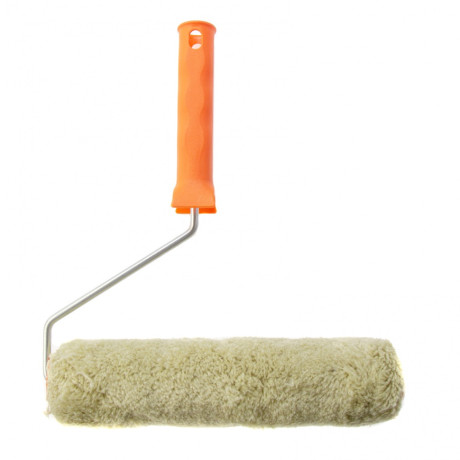 Валик "Фасадные работы", 250 мм, ворс 18 мм, D 36 мм, D ручки - 6 мм, полиакрил, полиэстер Сибртех