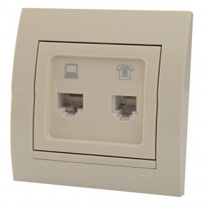 Lezard DERIY роз. СУ 1 мест. комп.+телеф. крем.