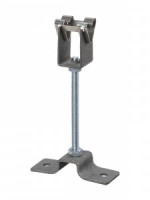 TDM Держатель для гор.и верт.поверхностей,стал.фикс.для прута 8мм, выс.со шпилькой 100мм SQ2402-3222