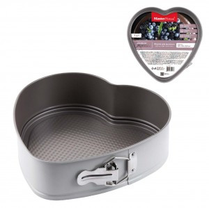 Форма д/выпечки сталь сердце разъемная 24*24*6,8см Клодетта 75777 Master House