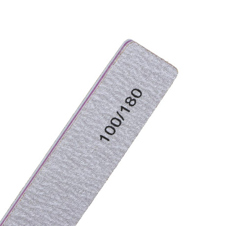 Пилка шлифовальная тм ЮL 2-х сторонняя, 100/180 и 180/240 грит, ЭВА, пластик, 17,8 см, 2 формы