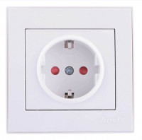 Lezard RAIN роз. СУ 1 мест. бел., керамика, шторки (корпус PC) 703-0202-124