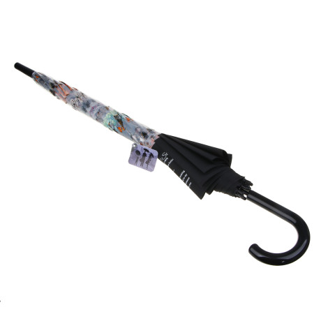 Зонт-трость, металл, пластик, ПВХ, d100см, 8 спиц, 4 цвета