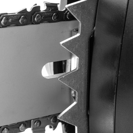 Пила цепная электрическая EDS-2200, 2.2 кВт,продольная, шина 45 см, шаг 3/8, паз 1.3 мм, 62 звена Denzel