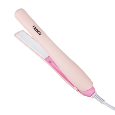 LEBEN Утюжок-выпрямитель для волос, 50Вт/220В, макс темп.нагрева 200°, керамика, пластик, 3 цвета