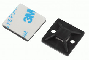 ЭРА Площадка самоклеящаяся (25х25мм) под хомуты чёрная (уп.50шт, цена за уп) NO-225-344 66740