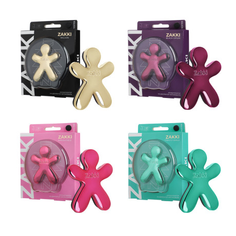 NEW GALAXY Ароматизатор на дефлектор Автомобиля, Zakki 19,2 гр, mill, black opium, toba vanil, imper