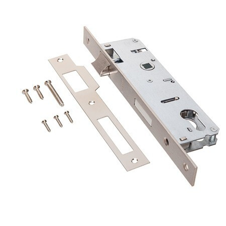 Замок врез 7300-35-NIS Apecs (бэксет 35мм, Б/цил., межос.-85мм)   \30