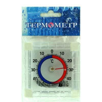 Термометр оконный биметалл квадратный ТББ п/п