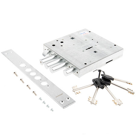 Замок врез BORDER ЗВ9-8К-З/15 (Унив., задвиж, Б/тяг) Б/ручек Рязань  \6