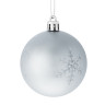 СНОУ БУМ Набор шаров 6 см, 24 шт, пластик, глиттер, 26-207